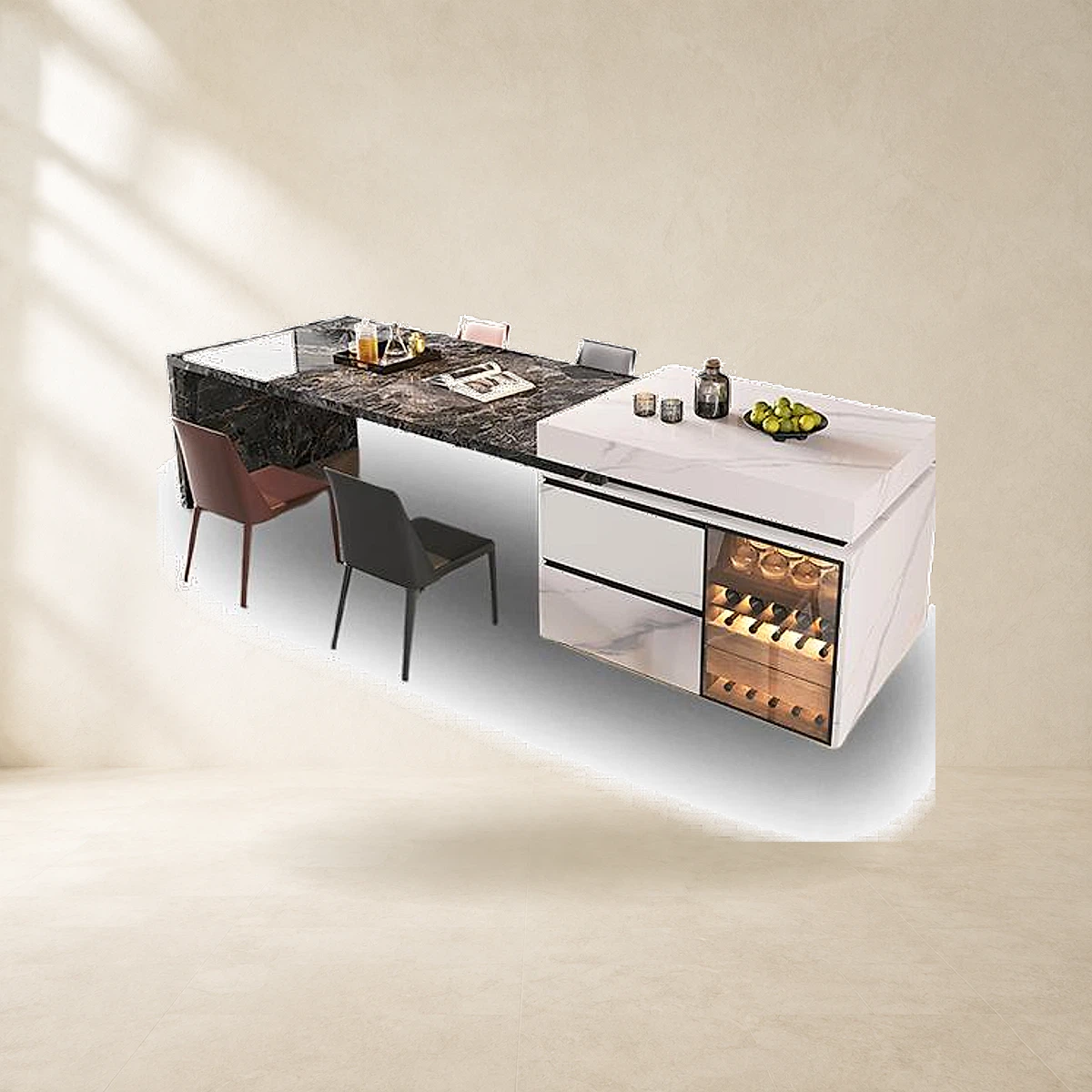 Custom Kitchen Island Design 08