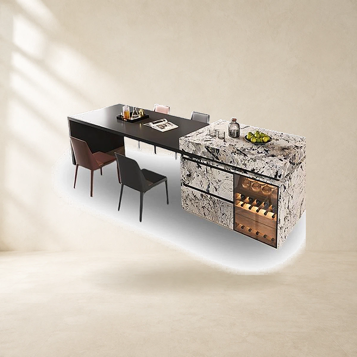 Custom Kitchen Island Design 11