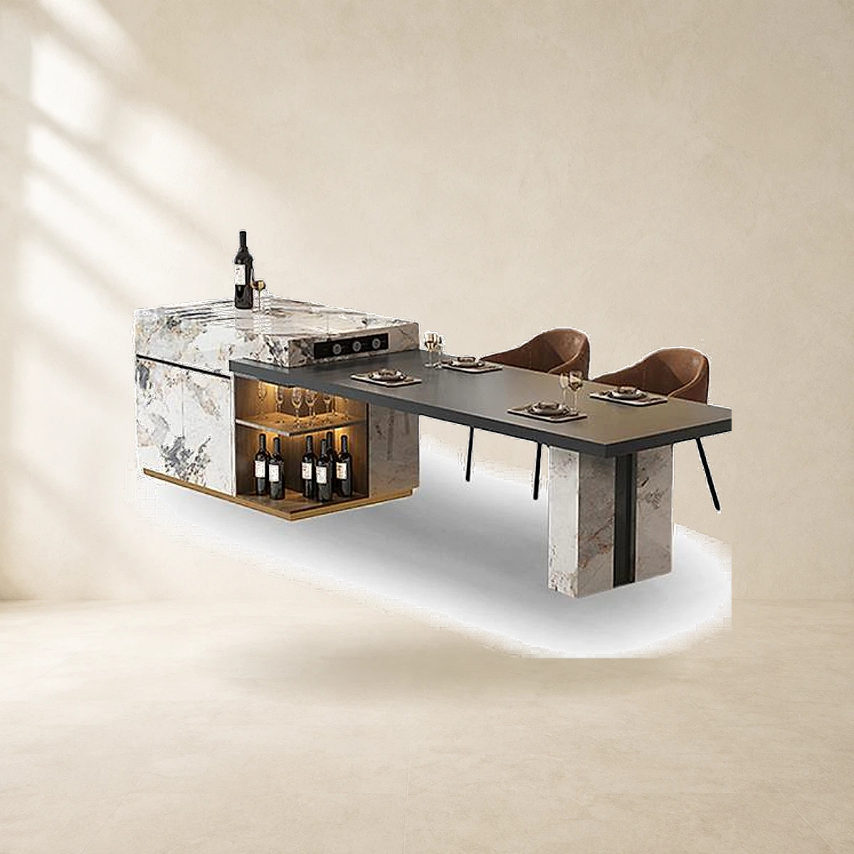 Custom Kitchen Island Design 14