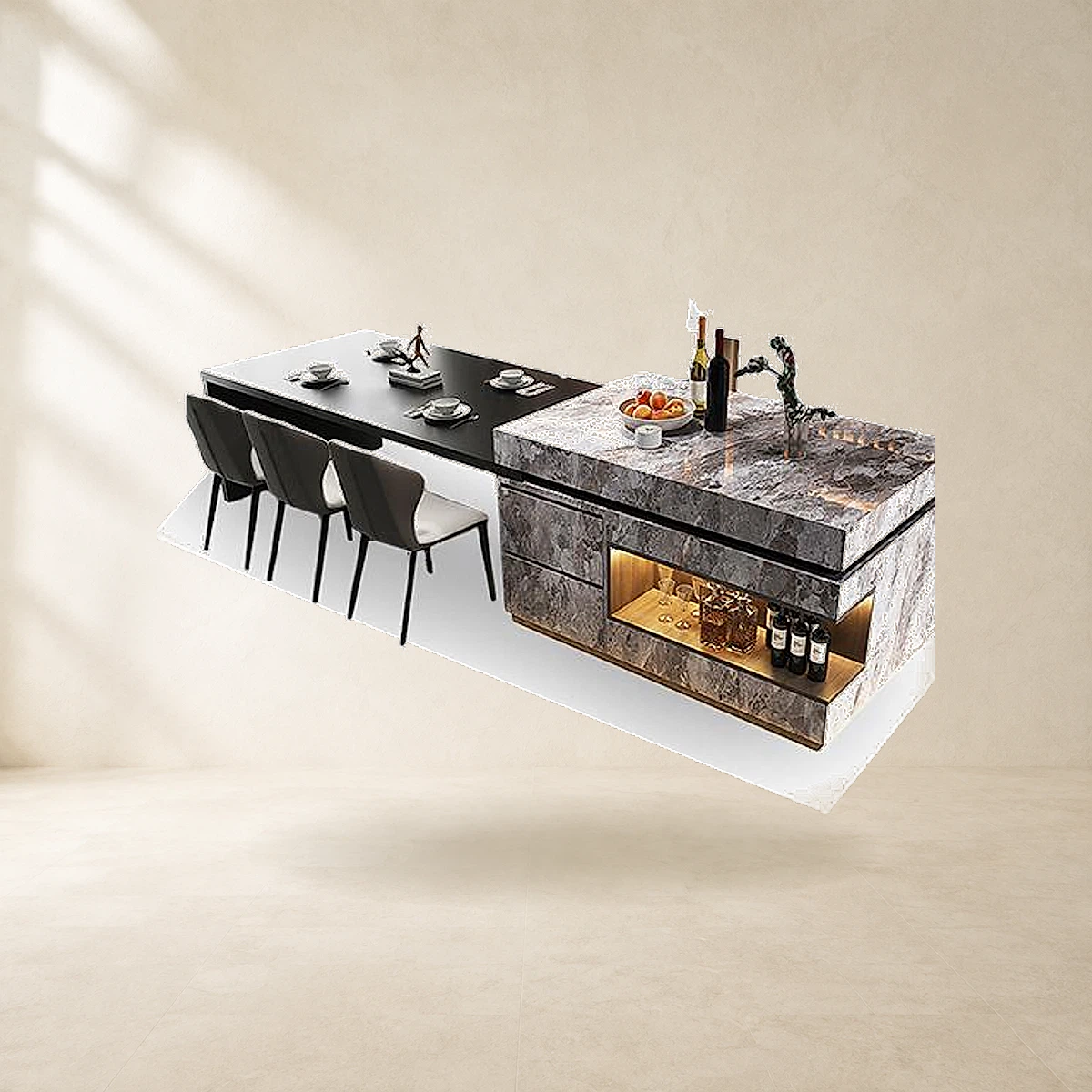 Custom Kitchen Island Design 15