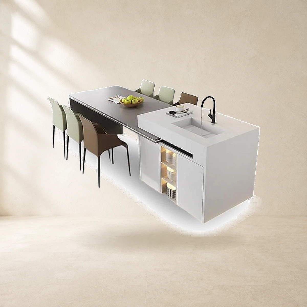 Custom Kitchen Island Design 34